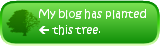 My blog has planted an oak tree.